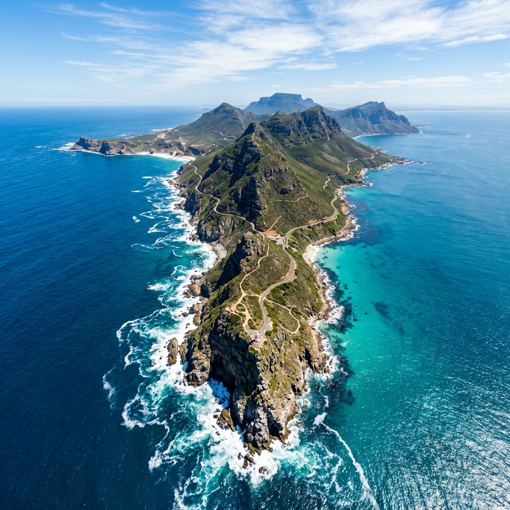 Cape Peninsula Aerial